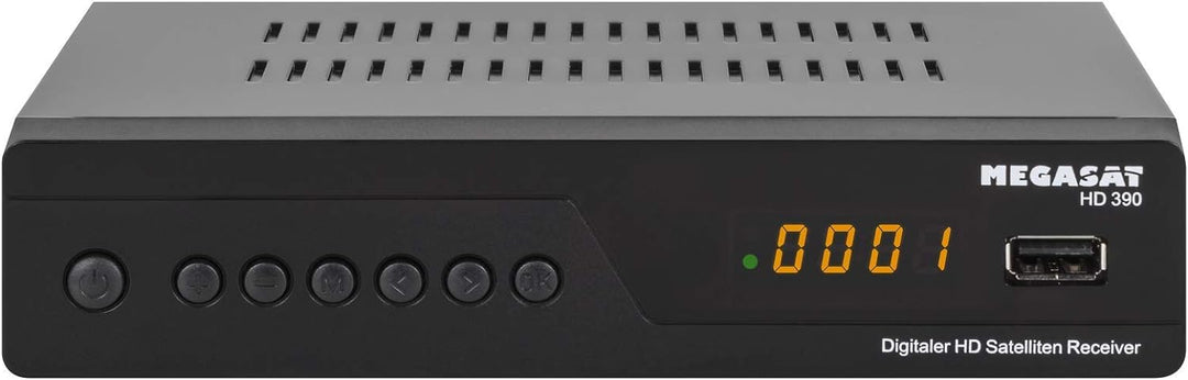Megasat HD 390 DVB-S2 HD Sat Receiver schwarz | Unicable I & II tauglich