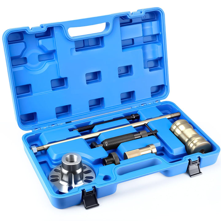 10T 8Tlg Hydraulischer Radnaben Abzieher Profi-Set, Universell für 4/5-Loch Felgen (96-125mm), Antri