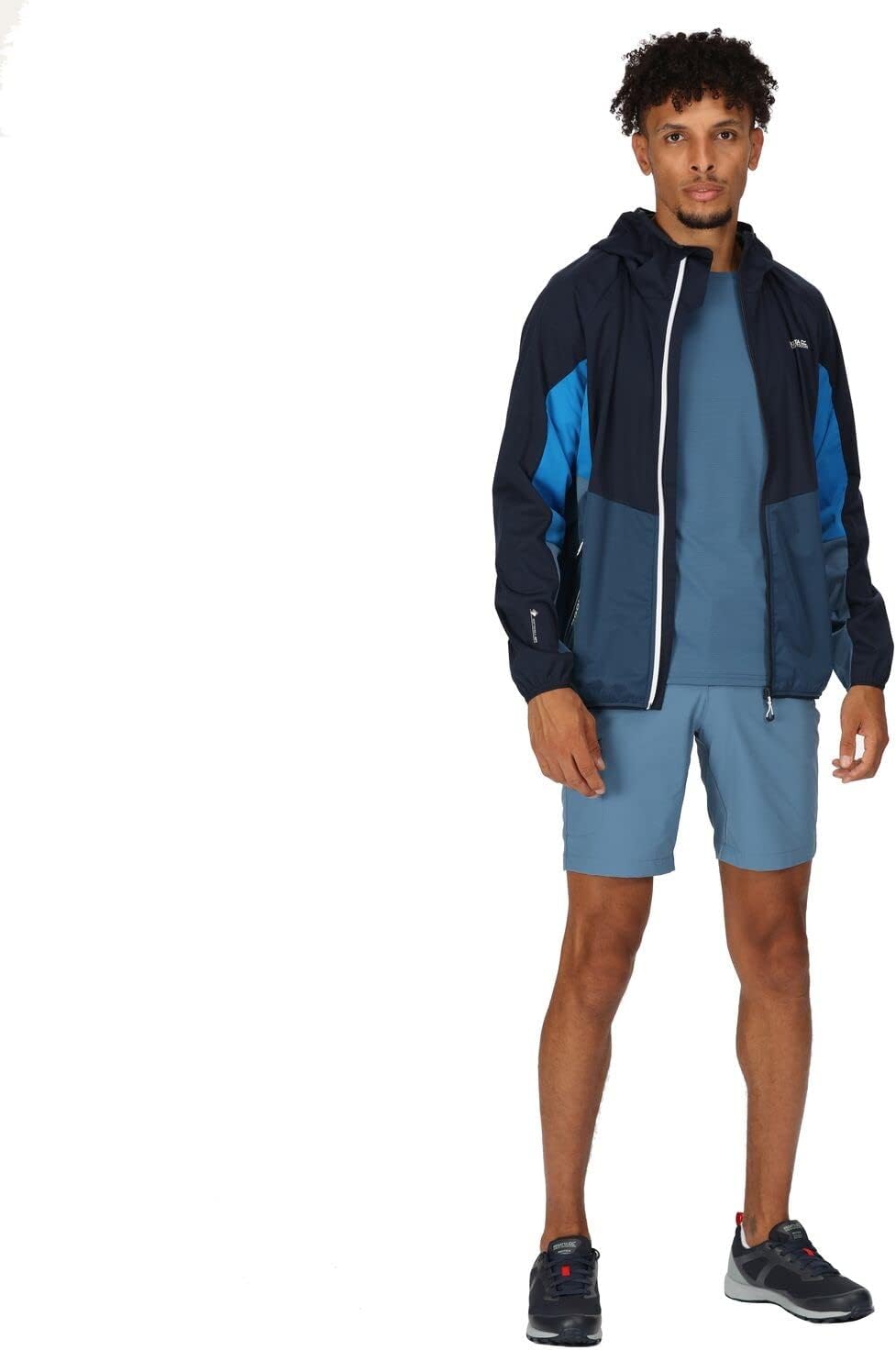 Regatta Tarvos VI Softshelljacke Herren mit Kapuze L Blau, L Blau