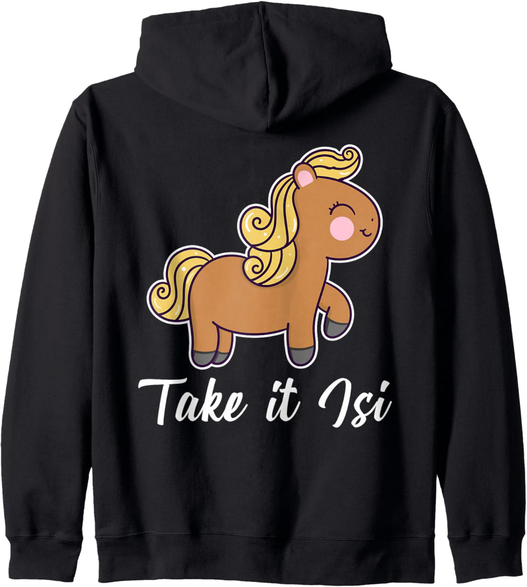 Islandpferd Isländer Island Pony Pferd Reiten Take it easy Kapuzenjacke