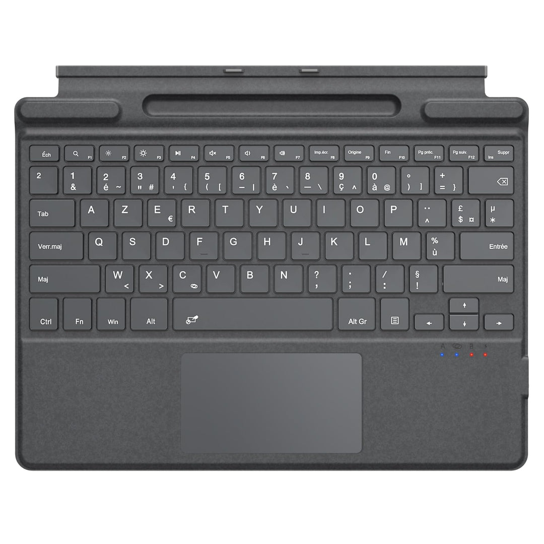 MoKo French Touchpad Bluetooth Tastatur für 13 Zoll Microsoft Surface Pro 11/ Pro 10/ Pro 9/ Pro 8/