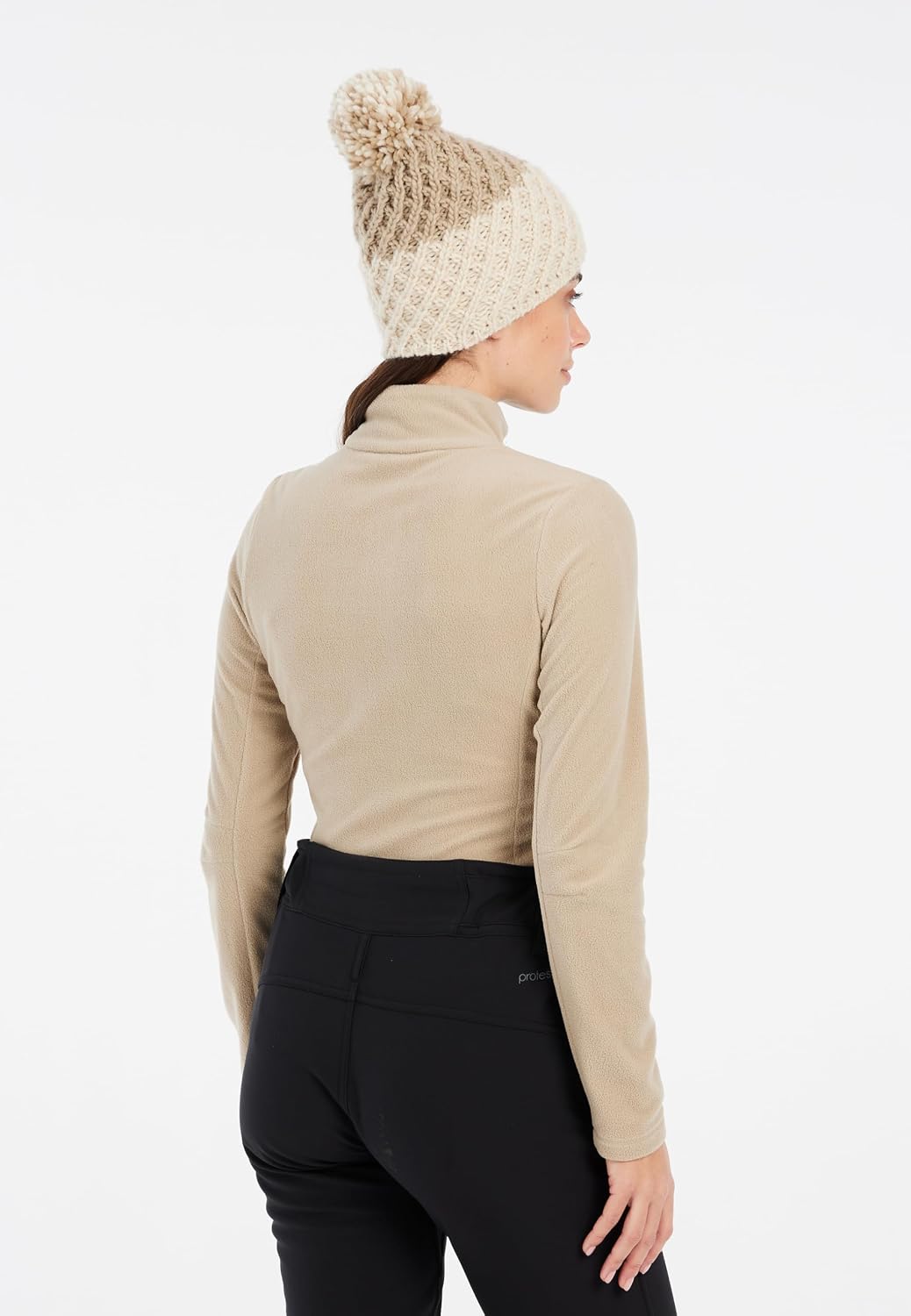 Protest Damen 1/4-reissverschluss MUTEZ XXL BambooBeige, XXL BambooBeige