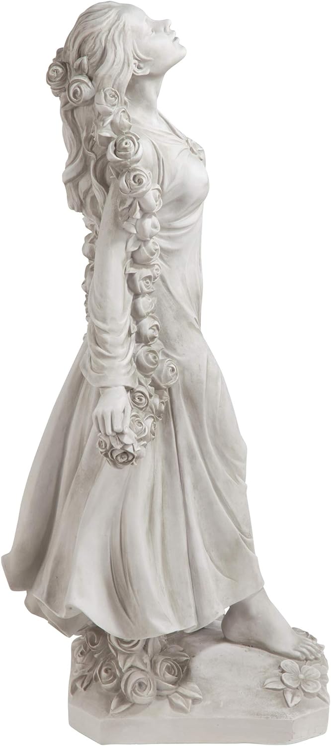 Design Toscano Statue Flora die göttliche Schutzherrin der Gärten, Masse: 37 x 37 x 77.5 cm 9 kg Sin