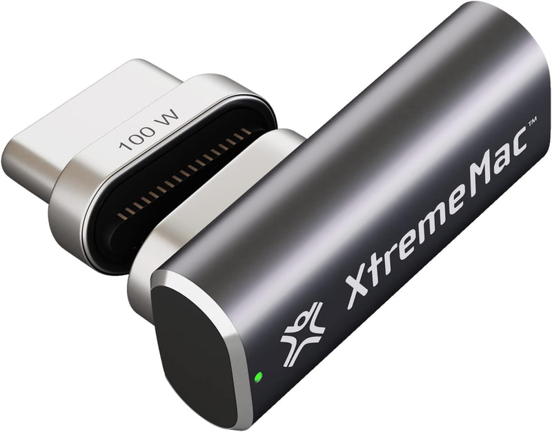 XtremeMac® Premium Magnetischer USB C Adapter für Apple MacBook, iPad und andere USB-C Geräte, Schne