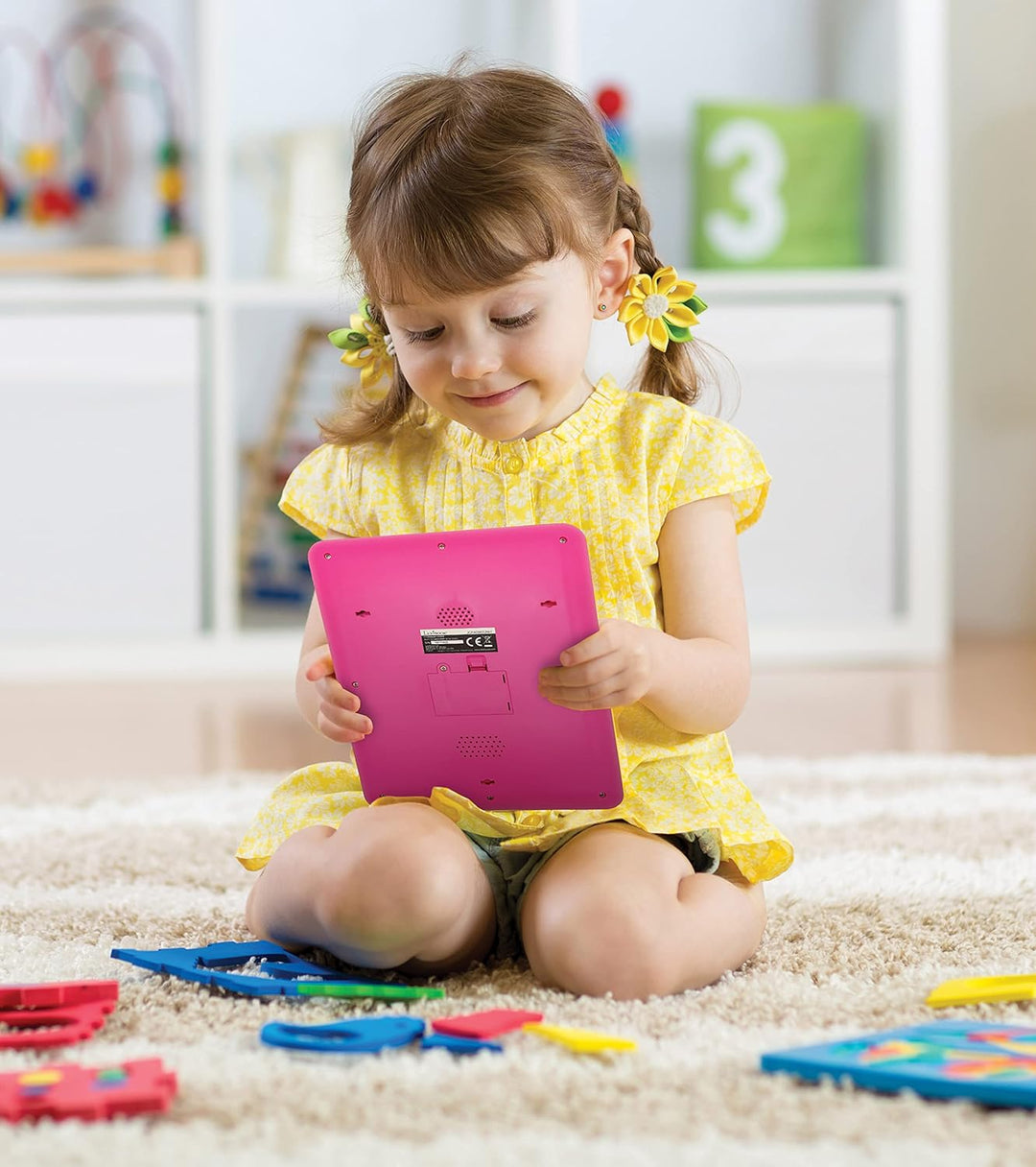 Lexibook Jednorożec Edukacyjny dwujęzyczny interaktywny Tablet, języki angielski/Polski, JCPAD002UNI