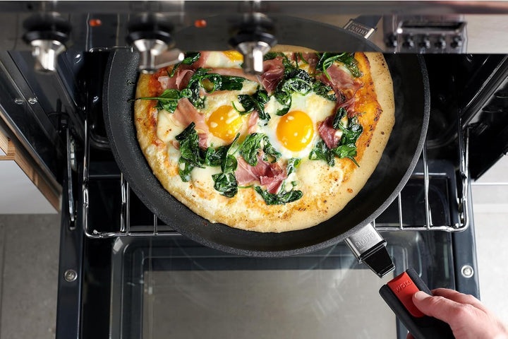 Woll Nowo Titanium Flachpfanne-Induktiv, Ø 32 cm, 5 cm hoch, mit abnehmbarem Stiel-Geeignet für alle