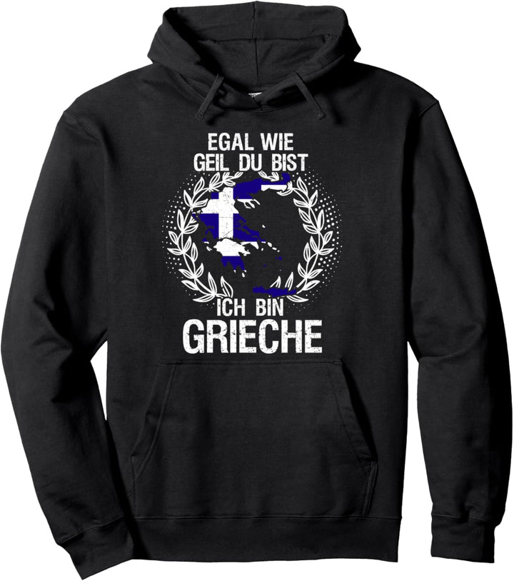 Griechen sind cooler! - Grieche Trikot Greece Griechenland Pullover Hoodie