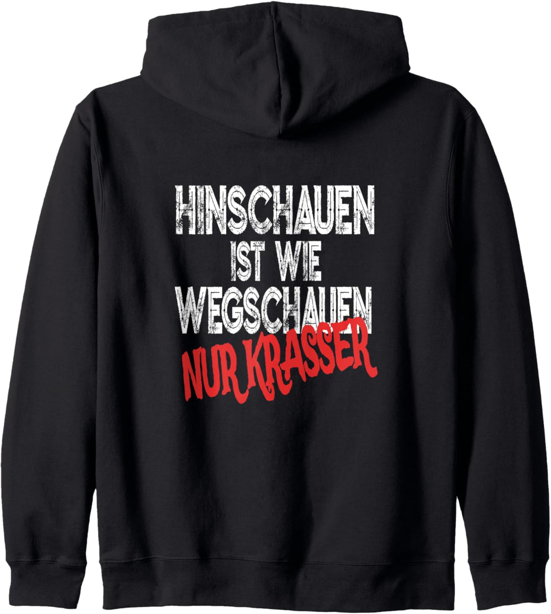 Hinschauen wie Wegschauen Streetworker Erzieherin Lehrer Kapuzenjacke