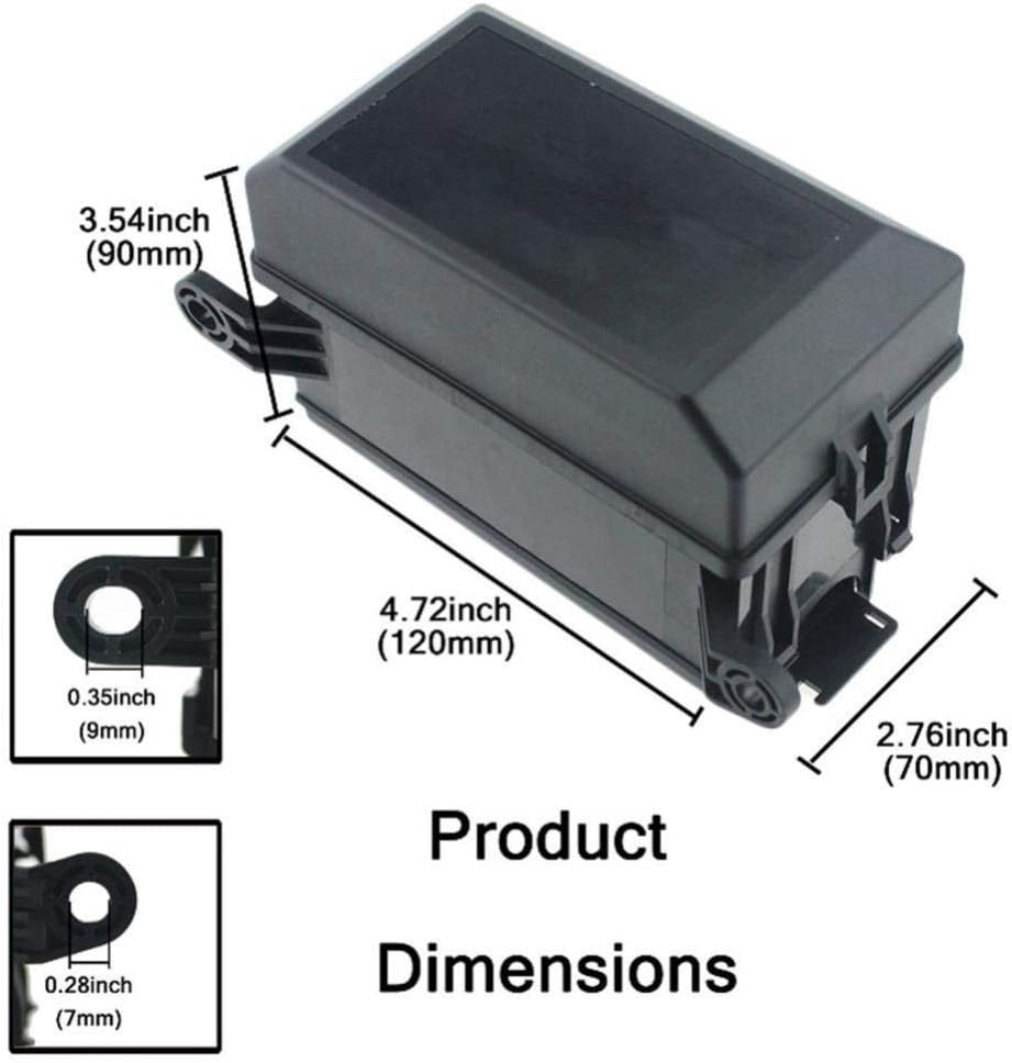 Zonfer Marine-6-wege-sicherung Relais-Box, Kunststoff 6-Slot Klingenhalter-Block Für Motor-Start Aut