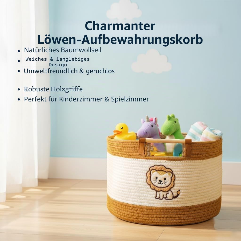 Spielzeug-Aufbewahrungsbox für Kinder, Stofftier-Aufbewahrungskorb für Decken, Körbe für Wohnzimmer,