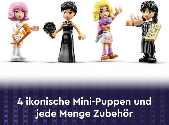 LEGO Wednesday: Wednesdays und Enids Zimmer im Studentenwohnheim, Nevermore Academy zum Sammeln und
