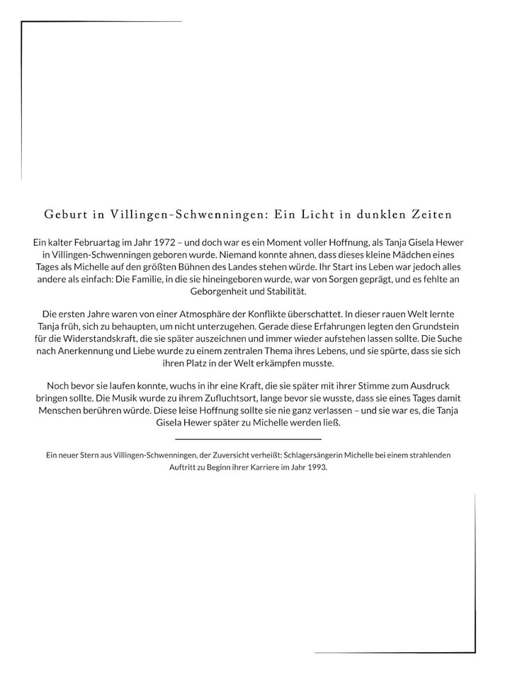 Die Biografie über Michelle: Glamour und Narben. Komplett in Farbe, Taschenbuch