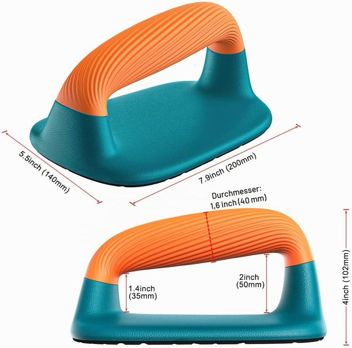 Dolibest Liegestützgriff, Push up Griffe Boden 2er Calisthenics Parallettes Kompakt Fitness Handstan