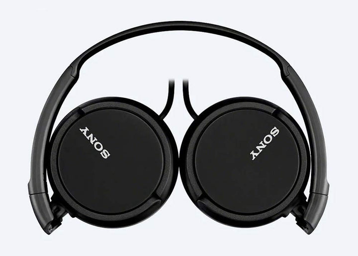 Sony MDR-ZX110 Faltbarer Bügelkopfhörer, schwarz, 25 & PremiumCord Adapter 6,3 mm Stereostecker auf