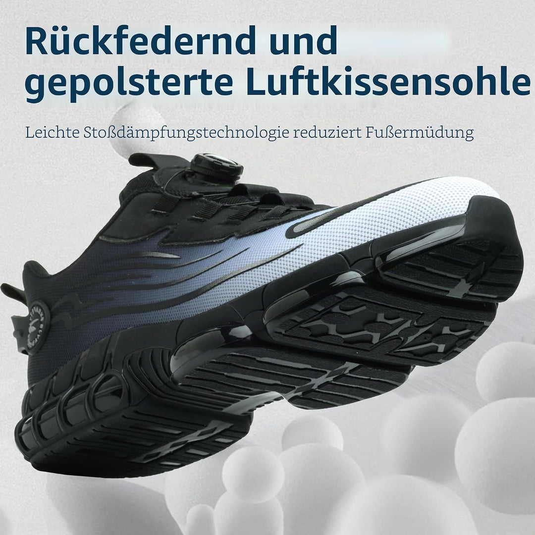 Sicherheitsschuhe Herren Leicht Arbeitsschuhe Stahlkappe Damen Sportlich Stahlkappenschuhe rutschfes