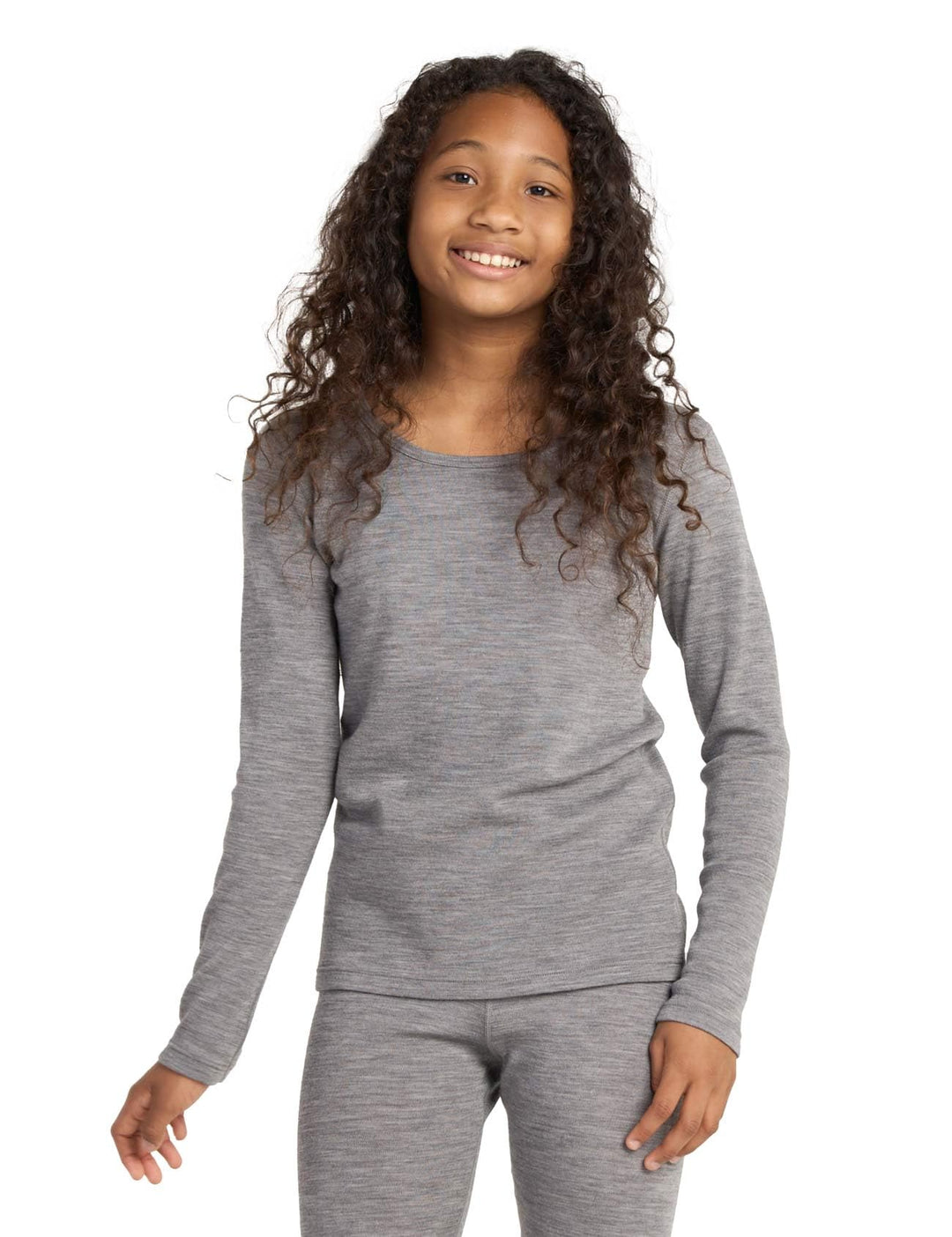 LAPASA Kinder 100% Merinowolle Thermounterhemd Unterhosen, Premium Merino Wolle Warme Thermounterwäs
