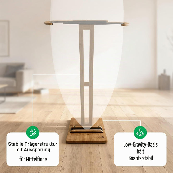COR Surf Bambus-Surfbrettständer | Premium-Ständer zum Präsentieren Ihres Bretts