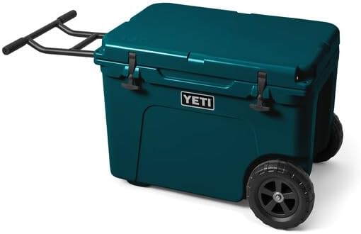 YETI Tundra Haul Wheeled Cool Box, Insulated Hard Cooler Agave Teal, Agave Teal