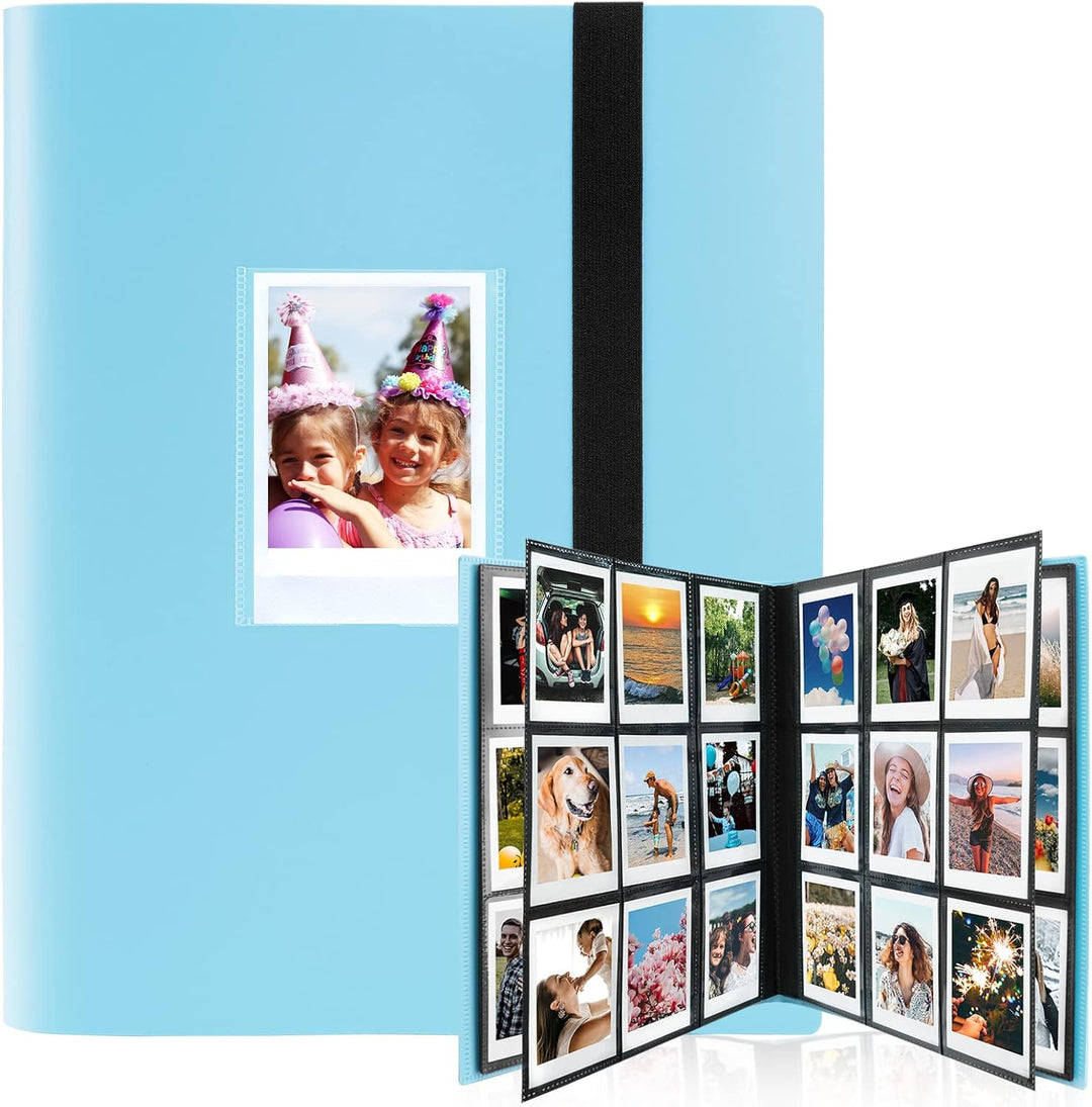 FORETOY Fotoalbum mit 432+1 Taschen für 3 Zoll Film - kompatibel mit Fujifilm Instax Mini 12 11 9 8
