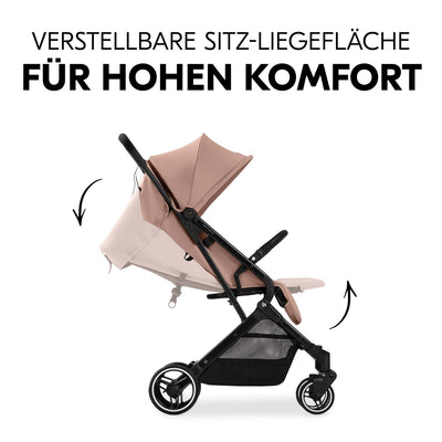 Hauck Reisebuggy Travel N Care Plus mit Liegefunktion, nur 7,2 kg, UV-Schutz 50+, bis 25 kg belastba