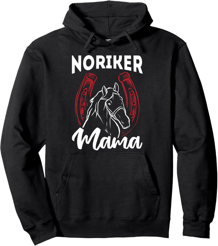 Noriker Mama Reiter Pferde Reiten Noriker Pullover Hoodie