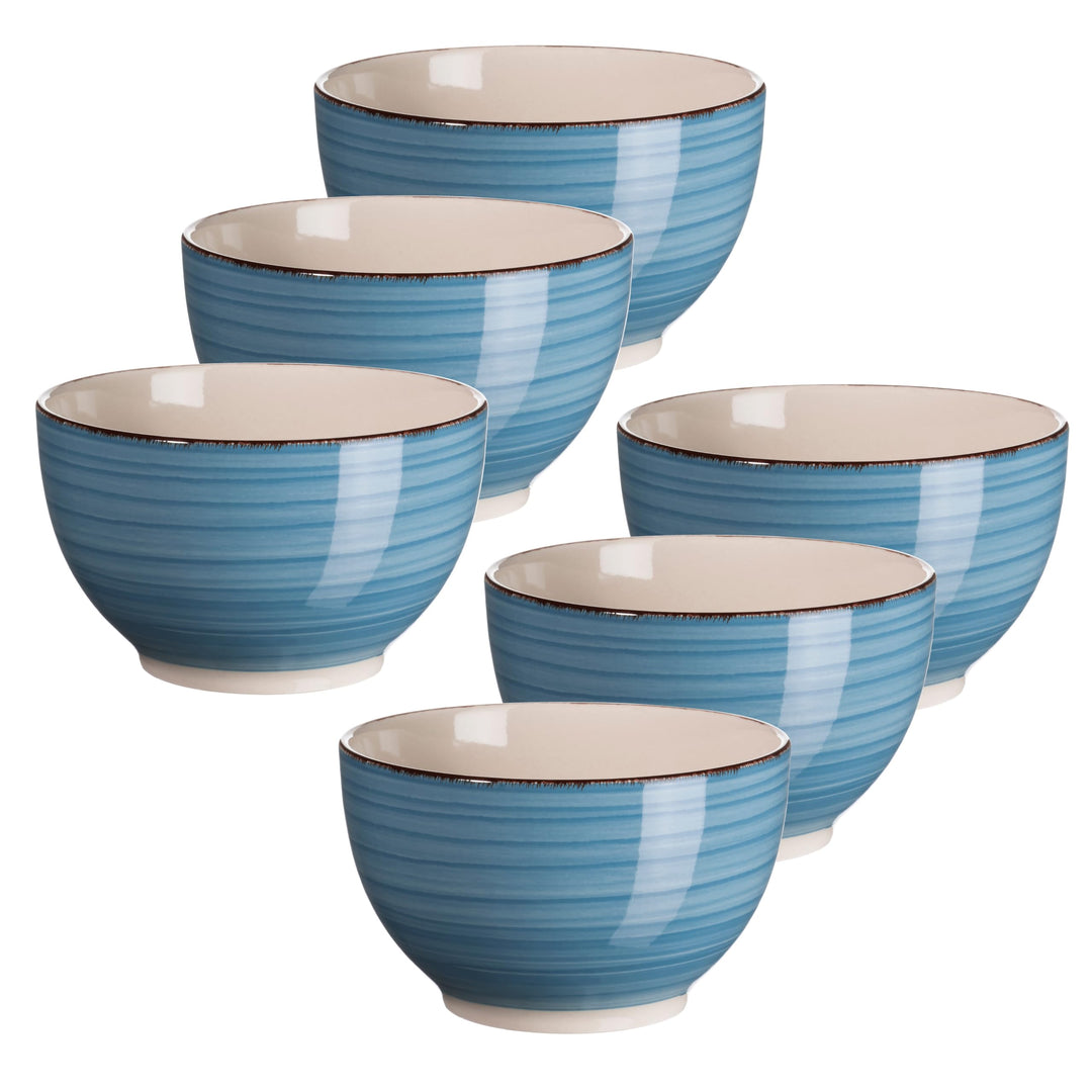 MÄSER Müslischalen-Set, Steingut LUMACA Dunkelblau, Dunkelblau