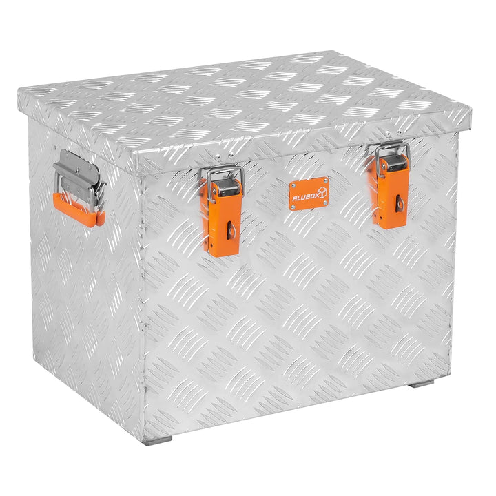 alubox R70 Aluminium Riffelblech Werkzeug Transportkiste 70 Liter 070 Liter, 070 Liter