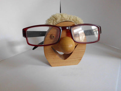 Brillenständer, Brillenhalter aus Holz, Brillenständer Holz, Brillenablage, brillennase, Brillenhalt