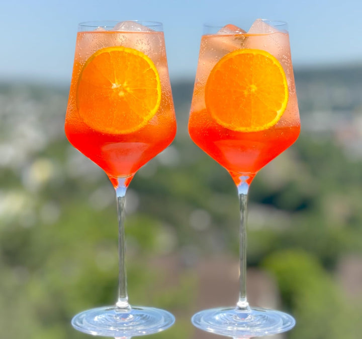 Topkapi elite Aperol Spritz Gläser 6-tlg Gläser Set Emilia - Bleifreie Kristallgläser ideal für Aper
