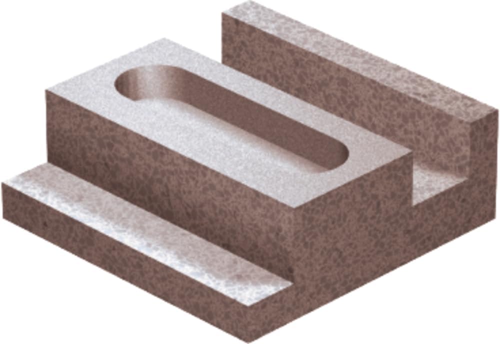 Générique Erdbeere im Wolframcarbid für Corian (Dupont) Q12 – Ø mm. 9,5 – Ø Schwanz mm. 12 – Länge g