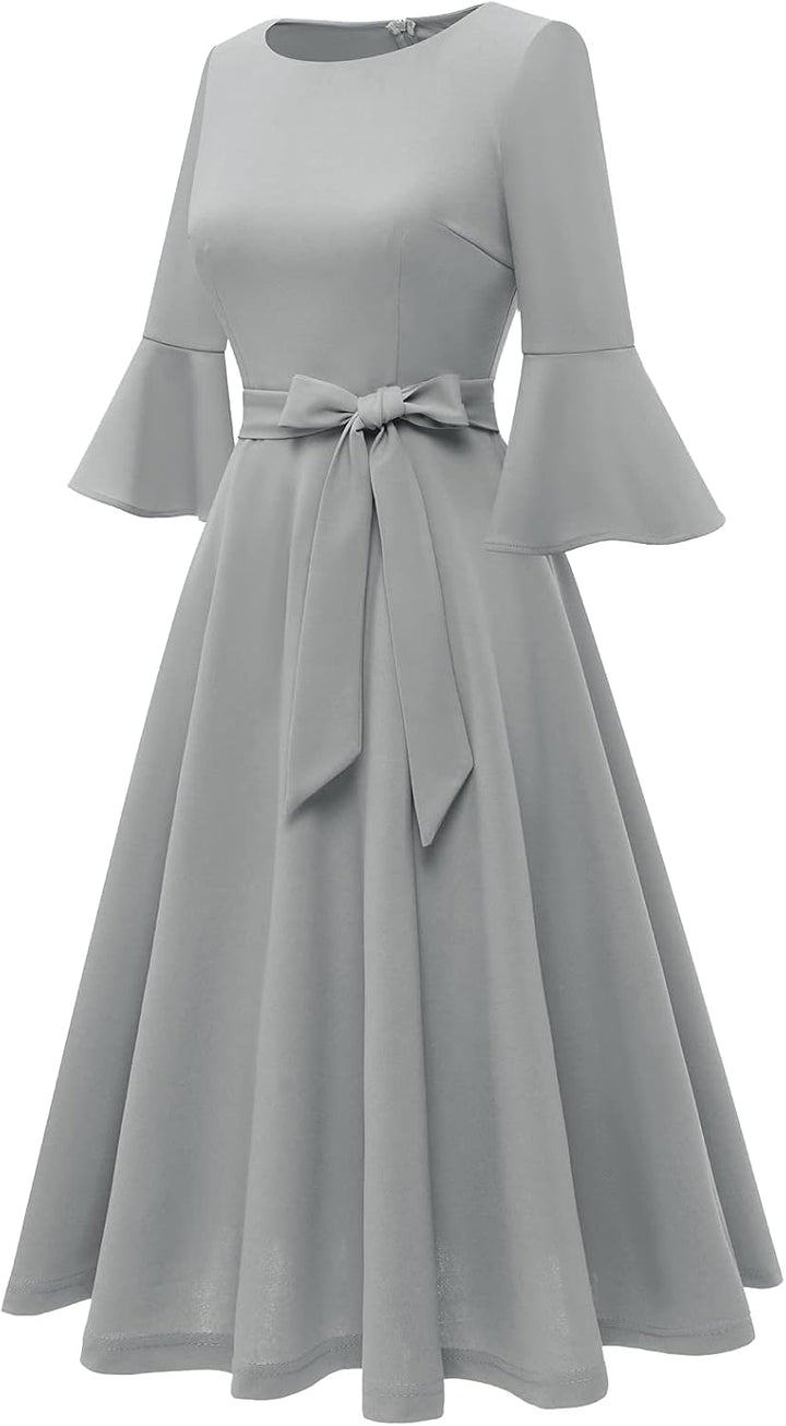 Homrain Glitzer Kleid Damen elegant Langarm Winterkleider Festliche Kleider mit Pailletten Party Coc