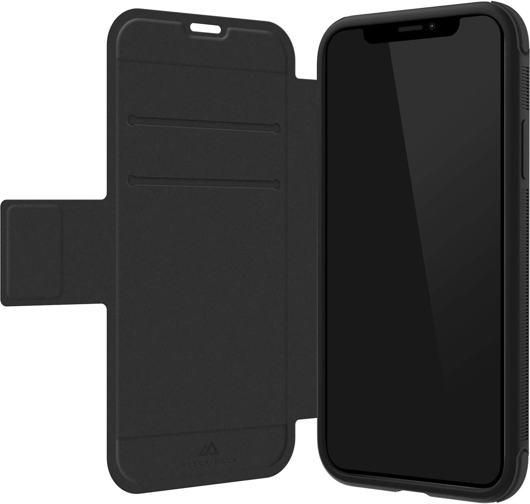 Black Rock Schutzhülle Robust (für Apple iPhone 11 Pro, Magnetverschluss, Kunststoff, Perfekter 180°