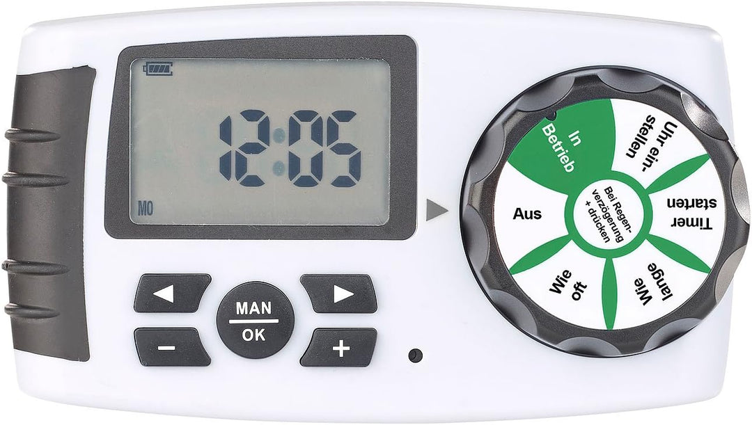 Royal Gardineer Zubehör zu Bewässerungssystem Rasen: Bewässerungscomputer BWC-400 für 4 Bewässerungs