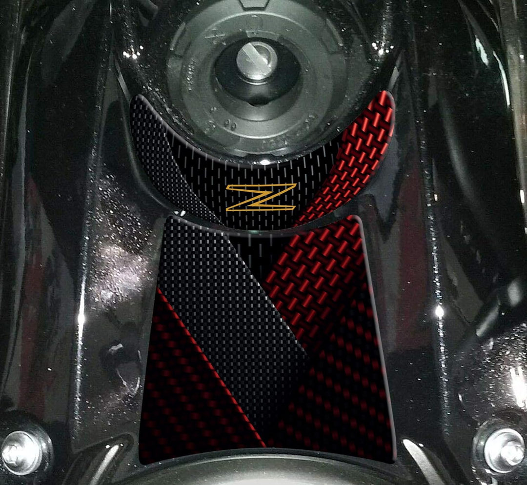 Paraserbatoio.it Aufkleber aus Harz, 3D-Effekt, kompatibel mit Kawasaki Z650 (Red 50th Anniversary,