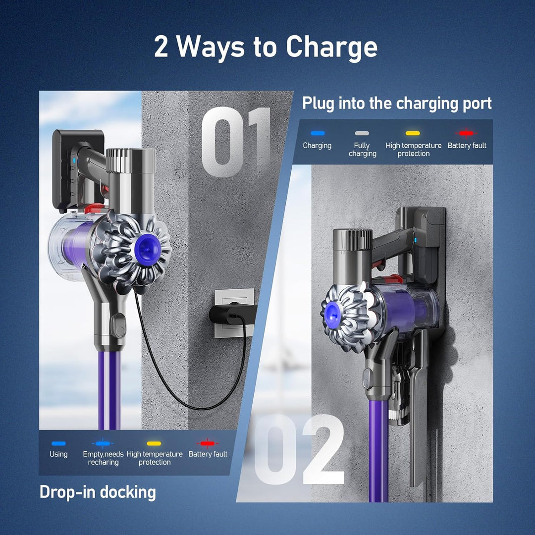 Keenstone 8000mAh V7 Akku, Ersatzakku für Dyson SV11 V7 Animal Trigger Abosolute Motorhead Pro Fluff