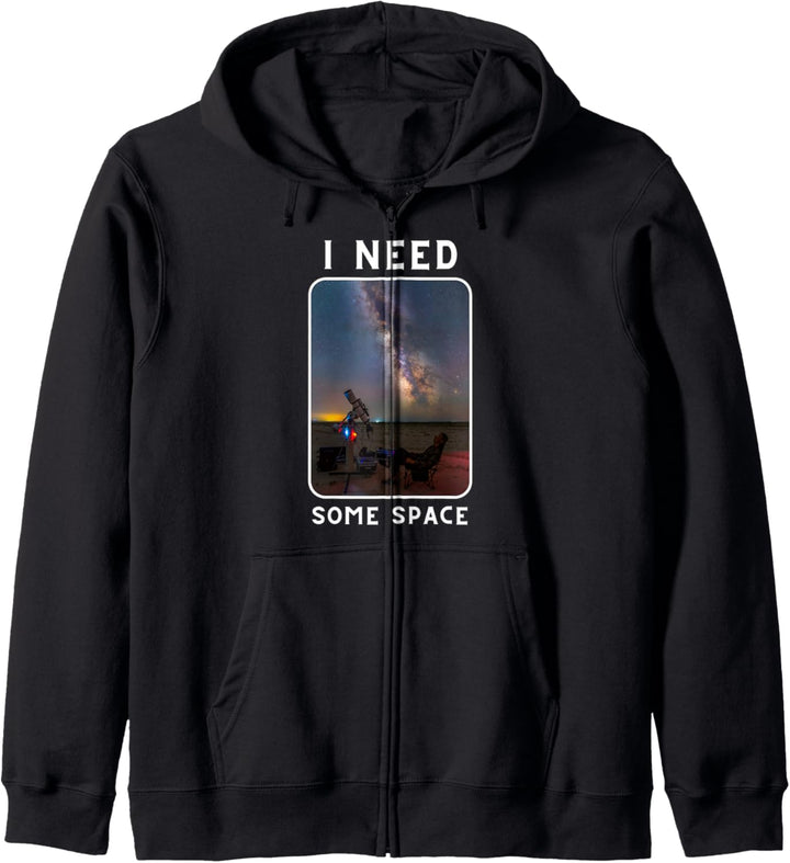 I need some space (lustige Astronomie Grafik) Kapuzenjacke