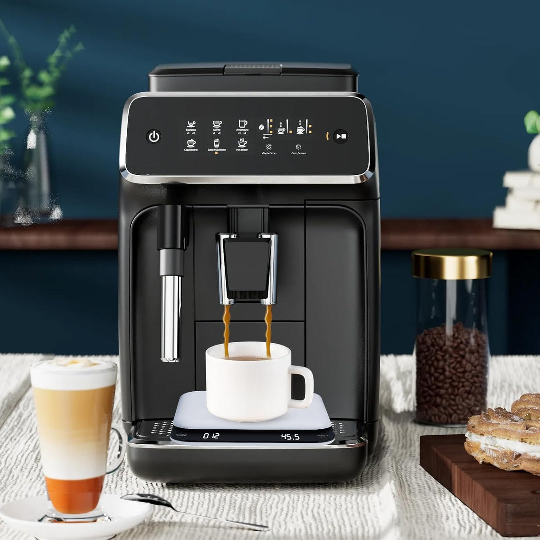 Coffee Scales with Timer, 0.1 g/3 kg, Automatic and Manual Time Keeping Mode, Rechargeable, Auto Off