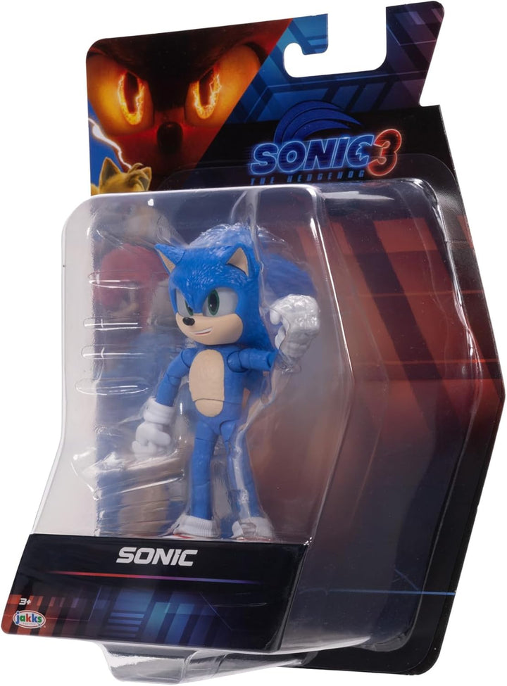Sonic 423974 3 Movie 12,7 cm The Hedgehog Actionfiguren, Blau, 13cm
