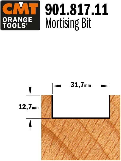 CMT Orange Tools 901.817.11 – Erdbeere für Nutfräser HM S 12 D 31.7 x 12