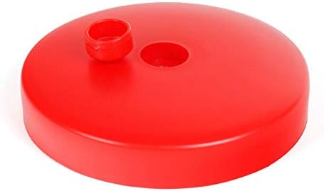 4 x Pfostenkappe rund 121 mm rot Kunststoff für Holzpfosten Ø 120 mm Pfostenabdeckung Wetterschutz Z