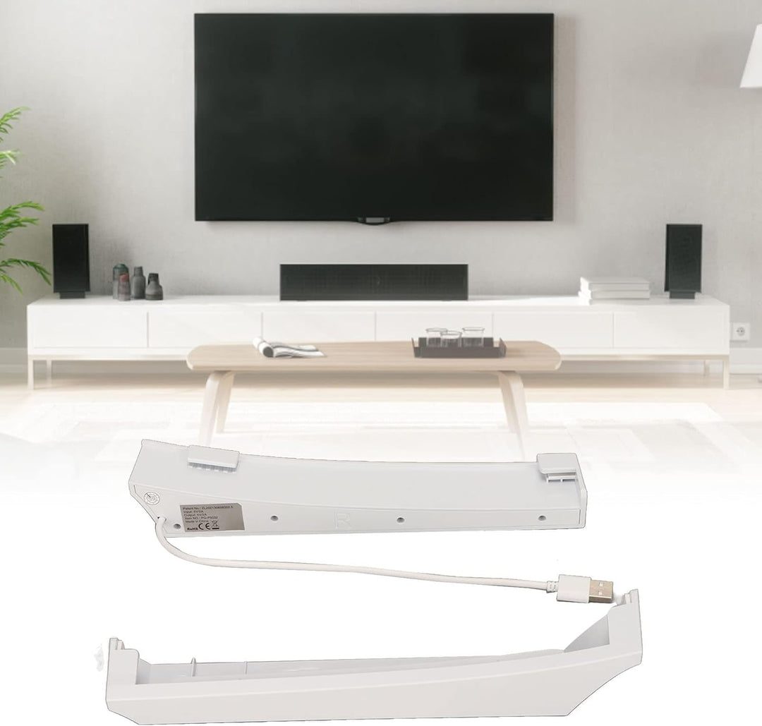 Horizontaler Ständer für Spielekonsole, Basisständer mit 4 USB-Anschlüssen, Kompatibel mit Digital E