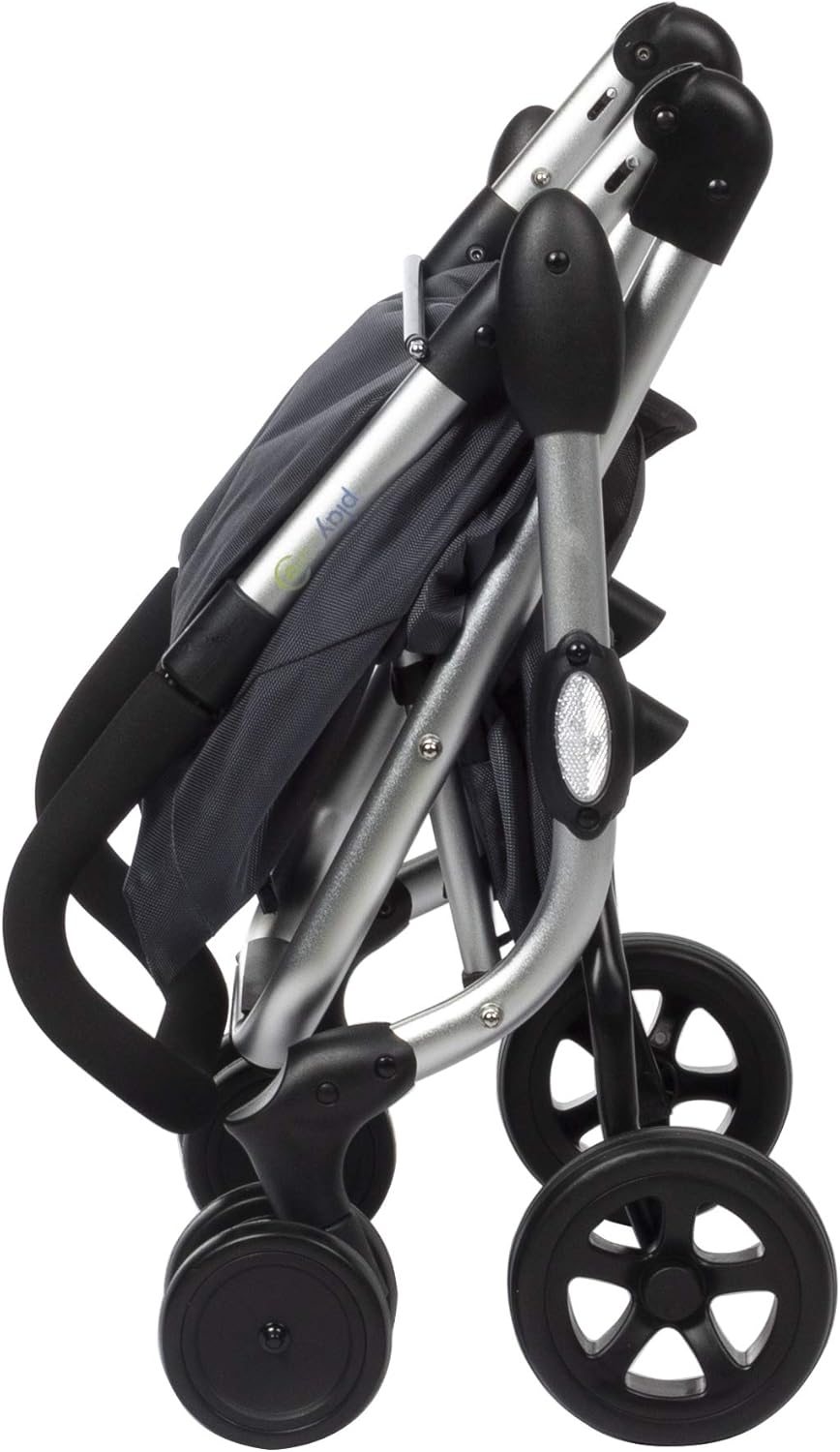Playmarket Playcare Einkaufstrolley, faltbar, mit Lenkrollen, Grau Marengo Grau, Marengo Grau