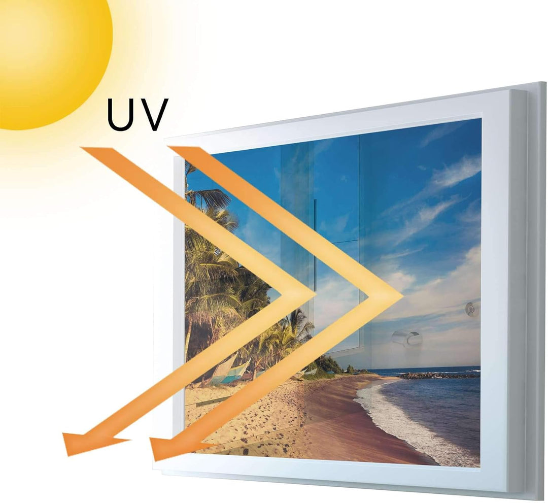 Fenster-Folie Sichtschutz I Folie für Fenster Deko - Fensterbild selbstklebend I Deko für Bad, Küche