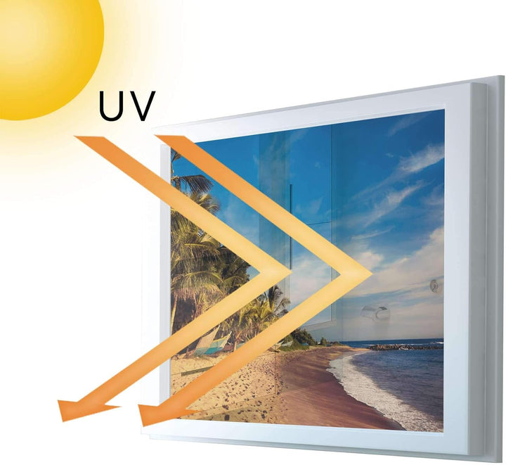 Fenster-Folie Sichtschutz I Folie für Fenster Deko - Fensterbild selbstklebend I Deko für Bad, Küche