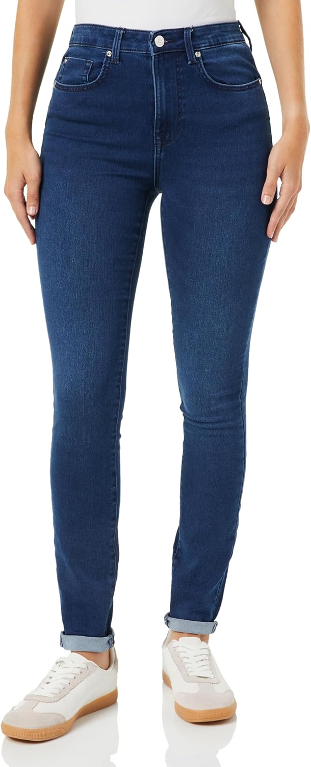 SELECTED FEMME Damen Onlpower-royal Hw Push Up Skinny Dnm Ext XS / 30L Dark Blue Denim, XS / 30L Dar