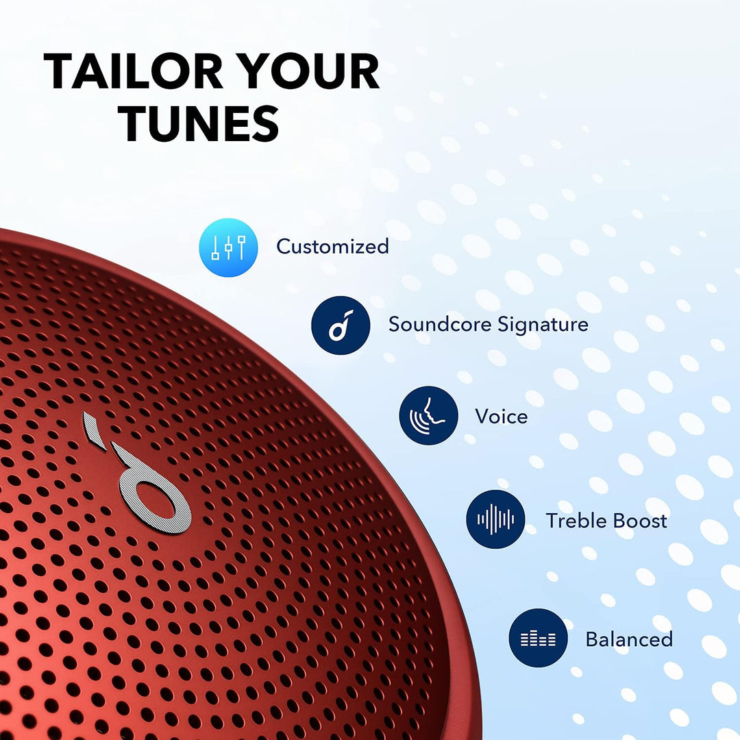 soundcore Anker Mini 3, Bluetooth-Lautsprecher mit BassUp und PartyCast Technologie, USB-C, Wassersc