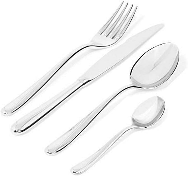Alessi Caccia Besteckgarnitur 24tlg. Edelstahl glänzend poliert, 24 TLG, Einheiten