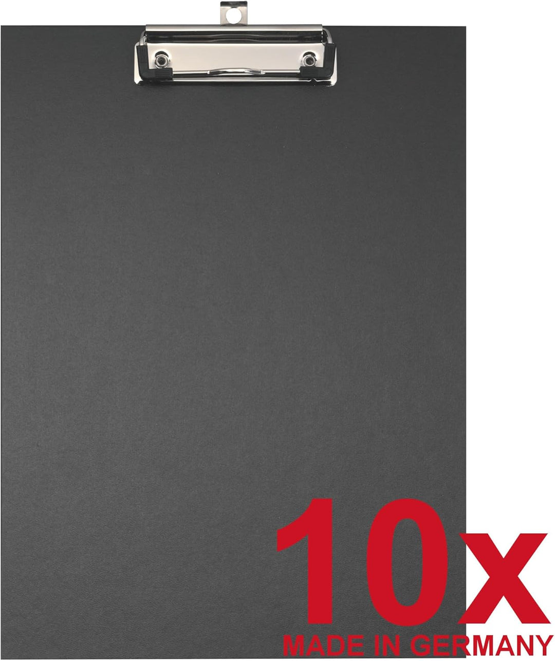 Original Falken 10er Pack Umwelt-Klemmbrett Öko. Made in Germany. Mit stabilem Pappkern und farbigem