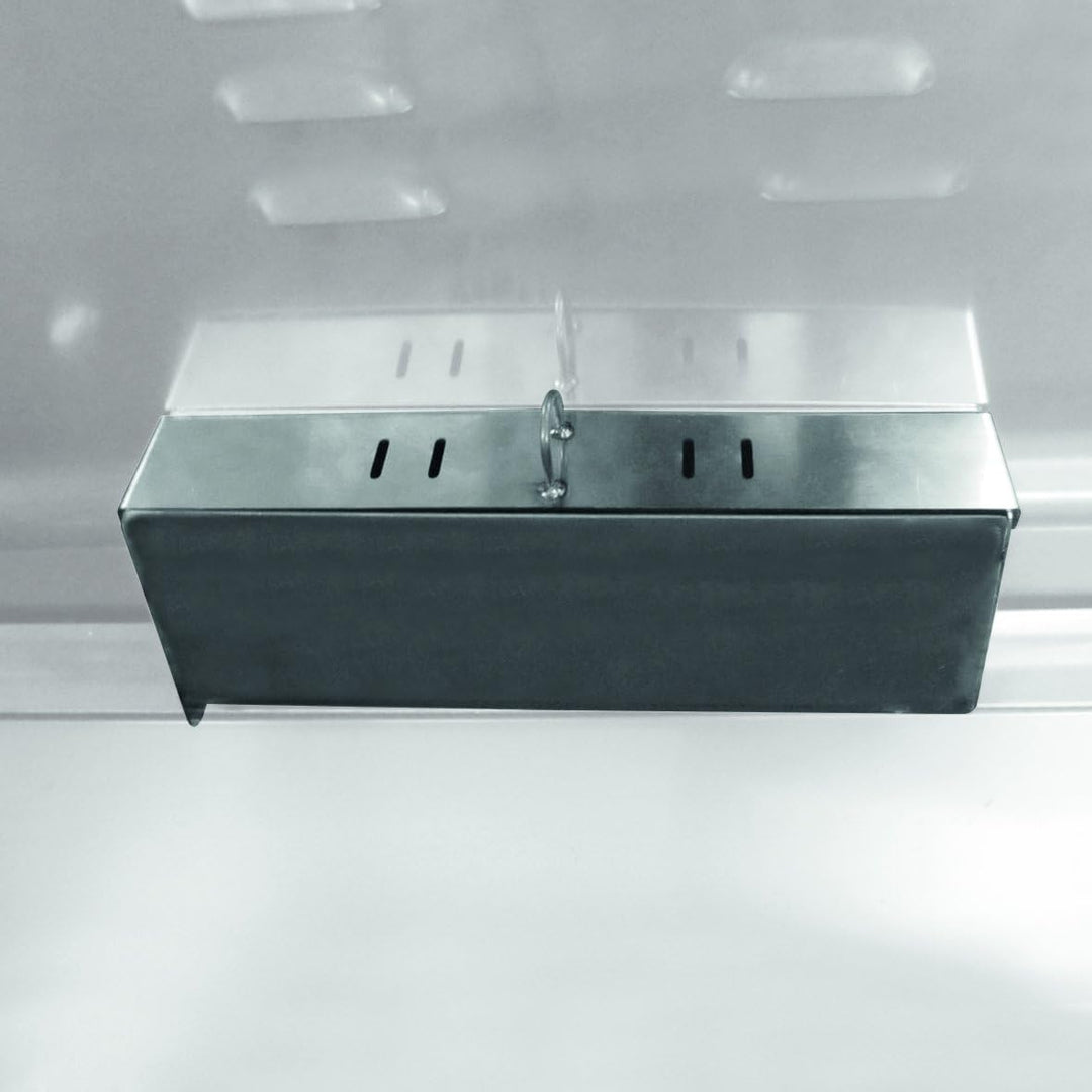 tepro Grillzubehör Aromabox-Set, 2 Edelstahl-Aromaboxen mit Deckel