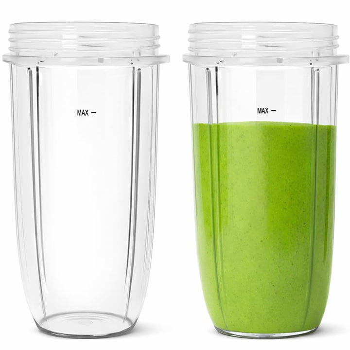 Entsafterbecher Kompatibel mit Nutribullet Mixer 600W/900W, 24oz Becher Ersatzteile für Hochgeschwin